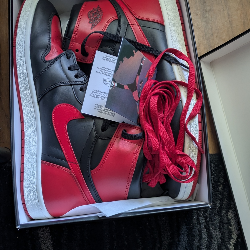 Jordan 1 High 85 Bred Size 13 Men 'A1' Quality